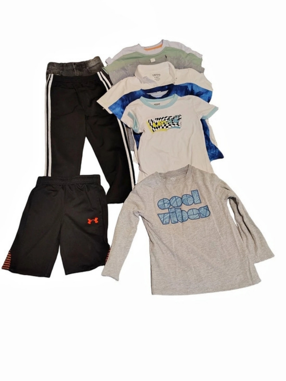 Kids Clothing Lot Gray Black Boys XS 6